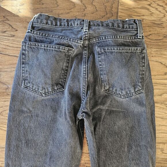 Reformation Jeans Size 25 Black Pacific Julia High Cigarette - Picture 6 of 7